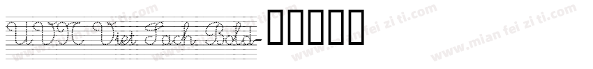 UVN Viet Sach Bold字体转换
